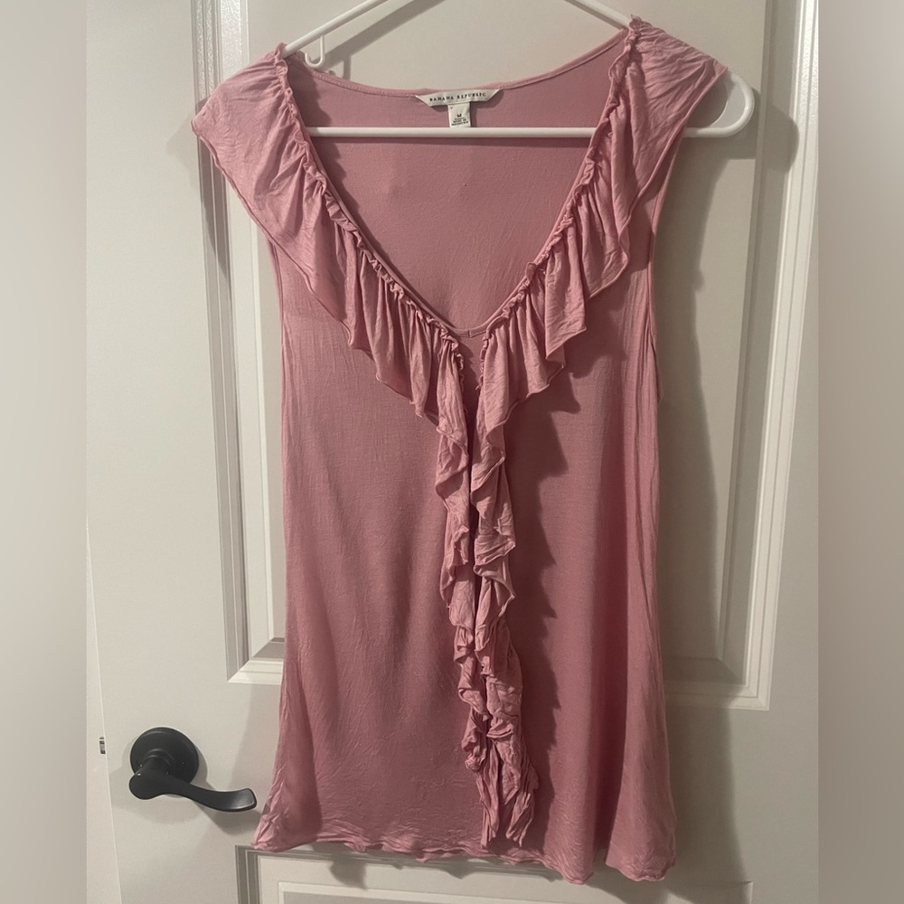 Banana Republic Ruffle Tank - Medium